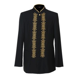 SKMS089 製造酒店迎賓制服  自訂繡花金色包邊行李員門童制服  門童制服制服店   特色 西裝 SKMS089 製造酒店迎賓制服  自訂繡花金色包邊行李員門童制服  門童制服制服店   特色 西裝